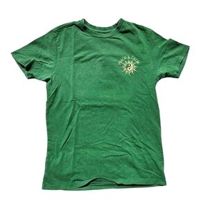 Green embroidered shirt